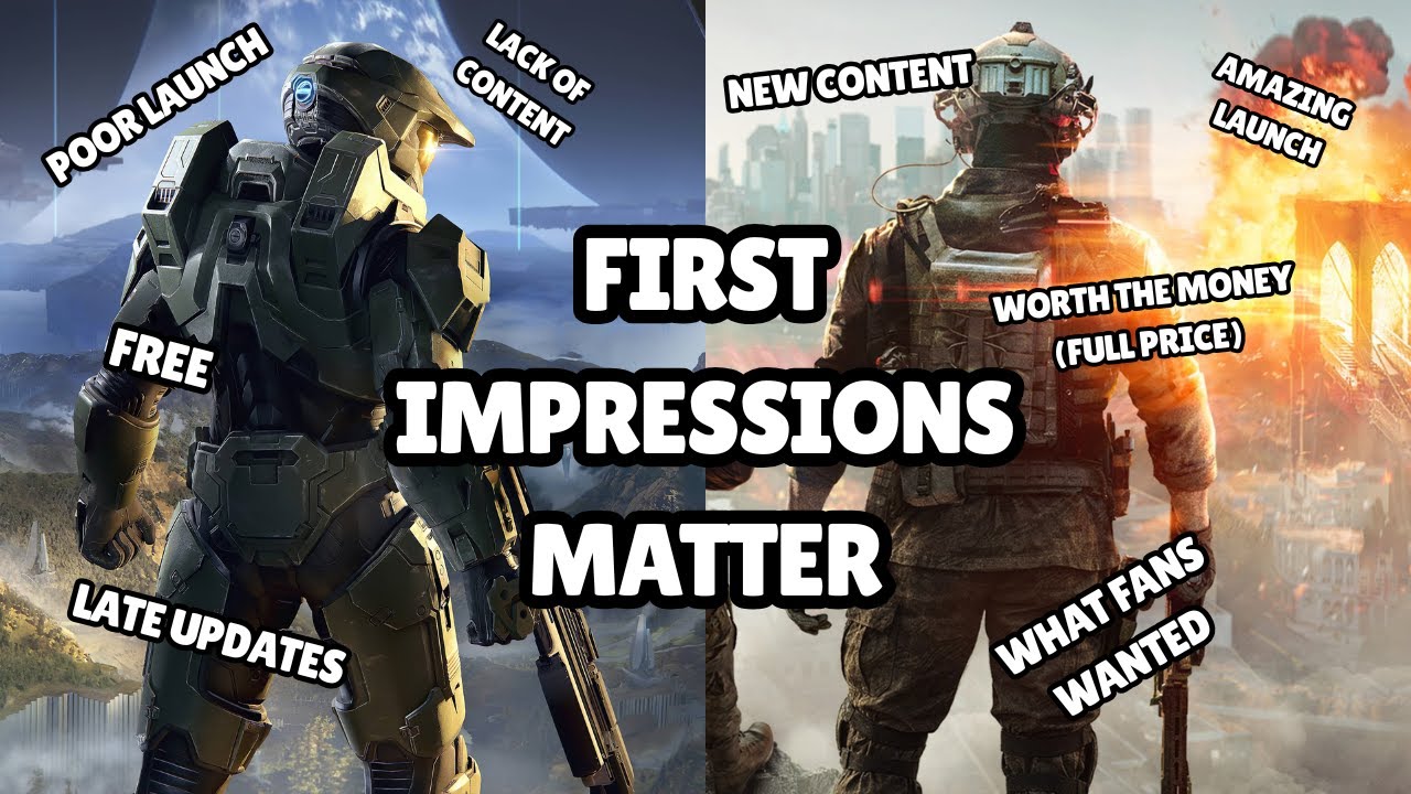 itznitolive's tweet card. Why First Impressions Matter in Gaming – Halo Infinite vs Battlefield...