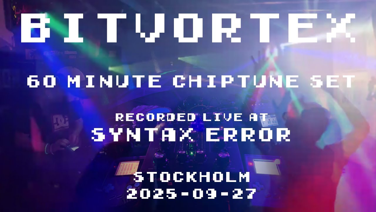 clubsyntaxerror's tweet card. BITVORTEX Live @ Syntax Error 2025-09-27 [AUDIO]