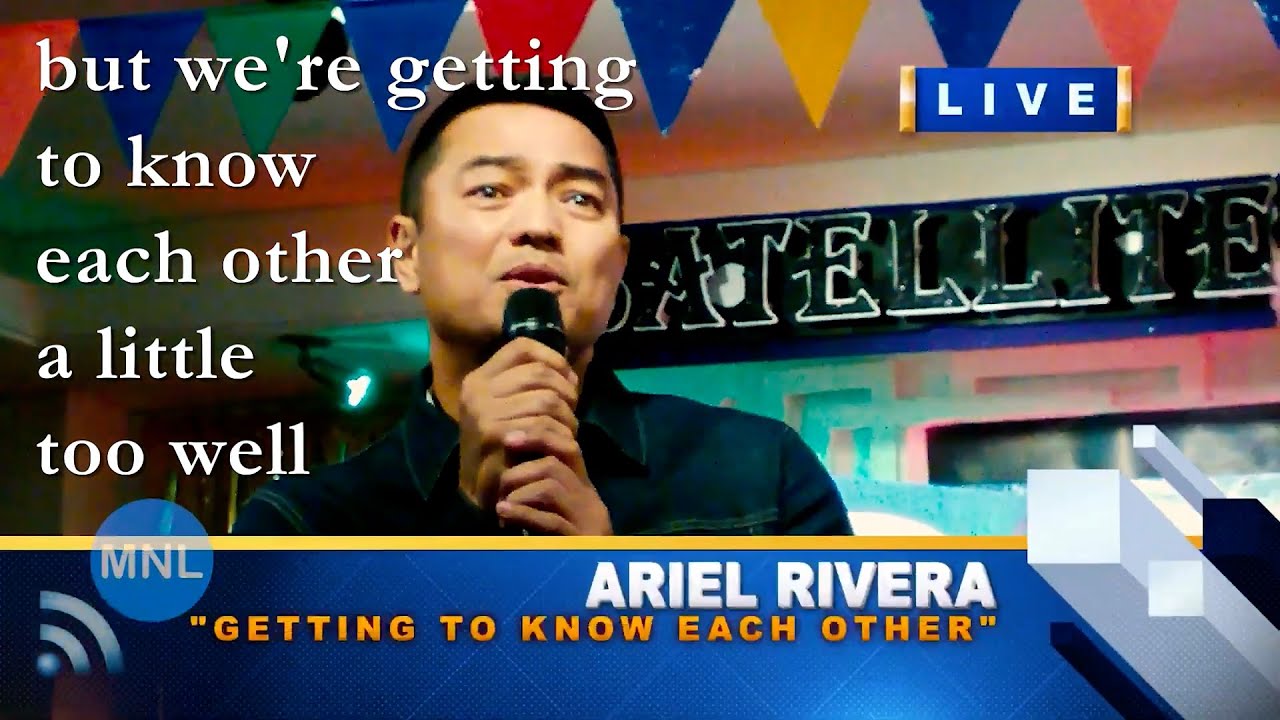 momentumMNL's tweet card. [UNPLUGGED] GETTING TO KNOW EACH OTHER (Ariel Rivera) Momentum Live...