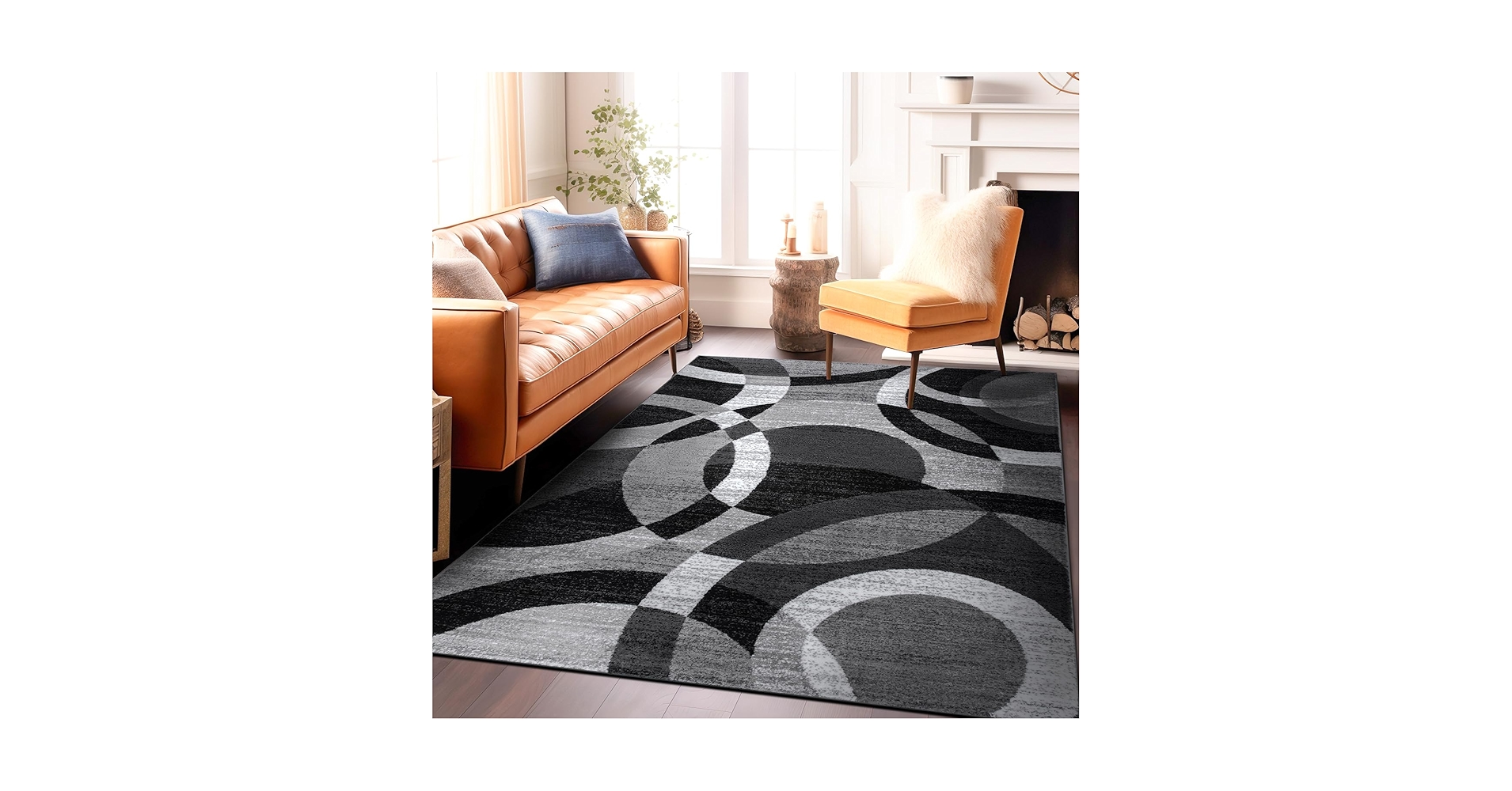 HomeDesignStuff's tweet card. This beautiful rug is unique, stylish and ready to accent your decor with authentic elegance. This rug features bold colors and contemporary design. This rug has extremely heavy, dense pile as well...