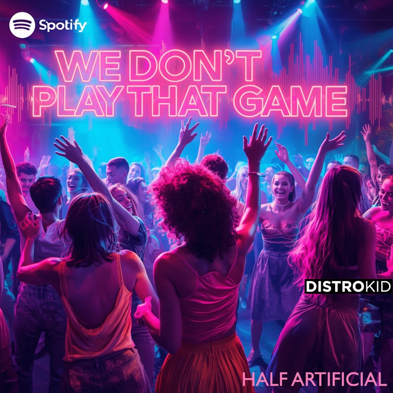 ArtificialHalf's tweet card. Stream and Save We Don’t Play That Game - Distributed by DistroKid