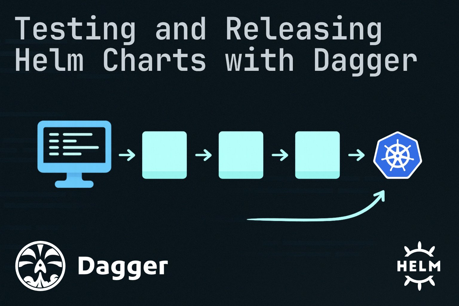 iximiuz's tweet card. Learn how to test, package and release Helm charts using Dagger.