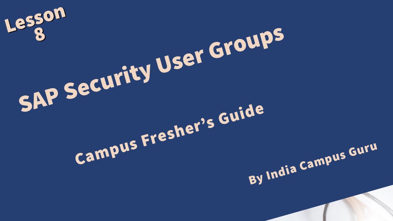 IndiaCampusGuru's tweet card. SAP Security User Groups