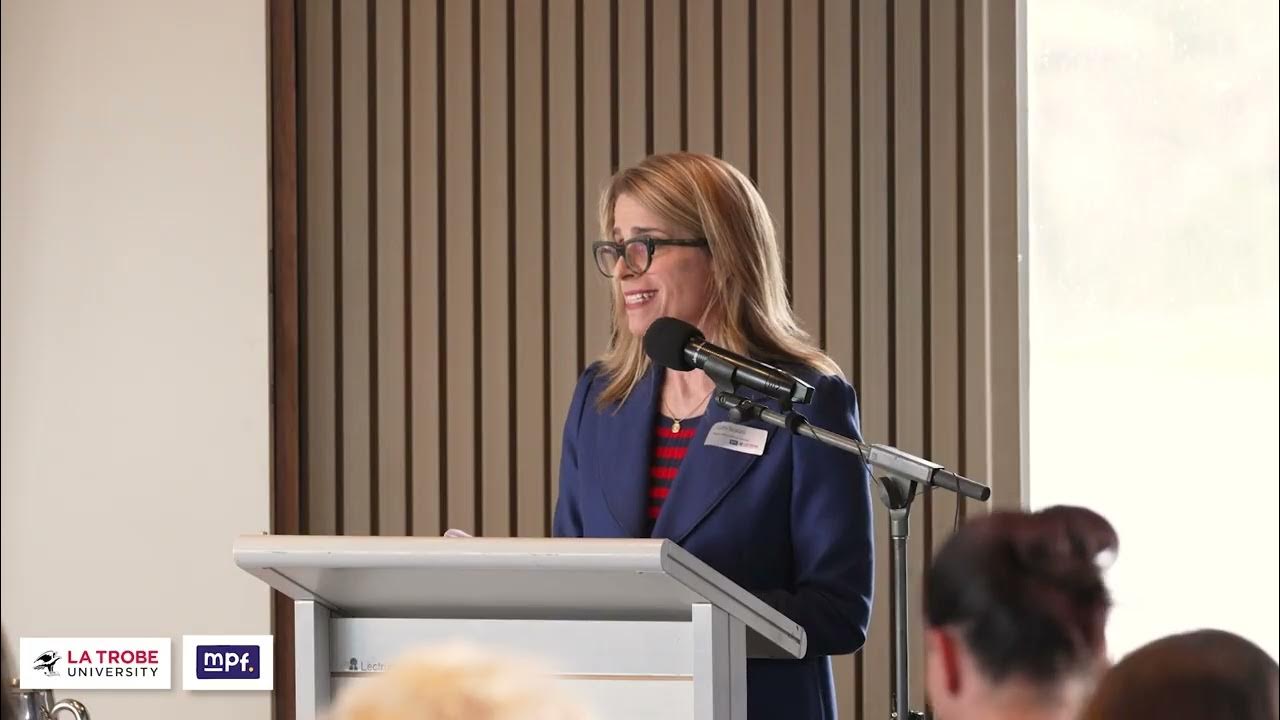 C_Hendrick's tweet card. MPF La Trobe Oration 2025 by La Trobe Distinguished Professor Pamela...