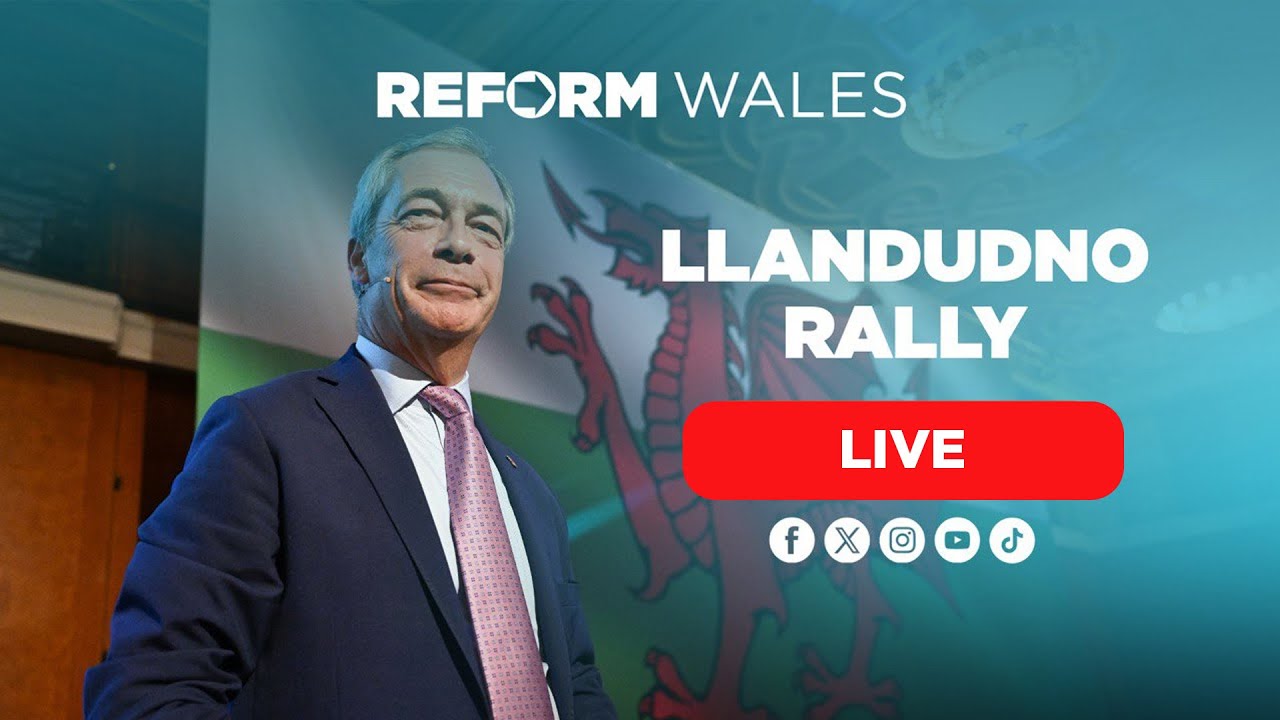 Ck_Lufc's tweet card. WATCH: Join Nigel Farage and the team LIVE in Llandudno for our Wales...