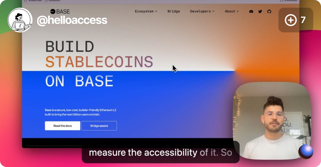 stevensomething's tweet card. Base Audit