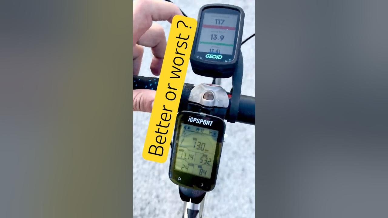 FabienTT's tweet card. iGPS BSC100 battle vs GEOID CC 600 vs #mtb #bikecomputer #cycling