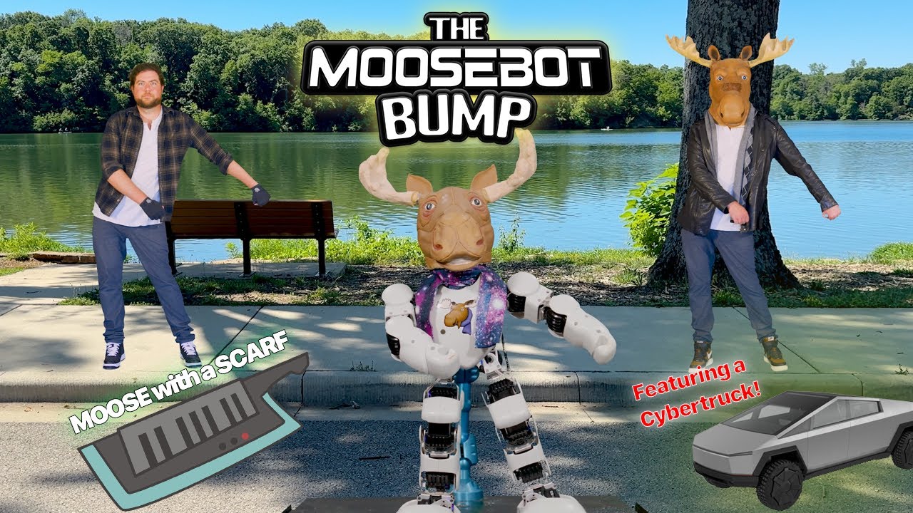 MooseScarf's tweet card. The Moosebot Bump - Official Music Video