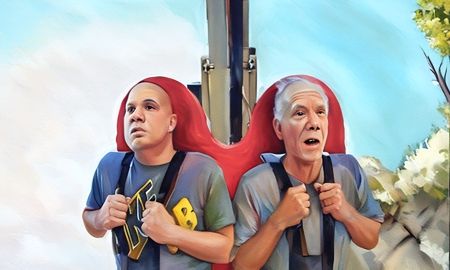 ryryjanssen's tweet card. As a person who is terrified of heights the worst part was when they tilted you straight down before they dropped you. But other than that it was defiantly a fun experience with great views and...