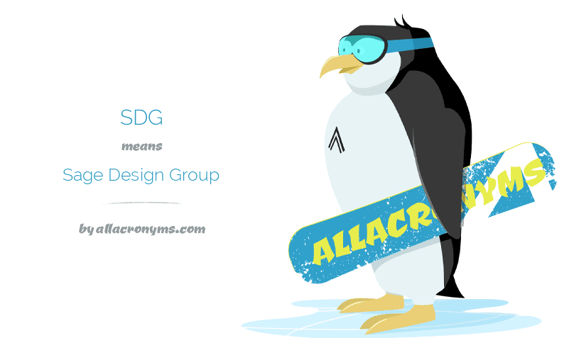 SageDesignGroup's tweet card. What is the abbreviation for Sage Design Group? What does SDG stand for? SDG stands for Sage Design Group.