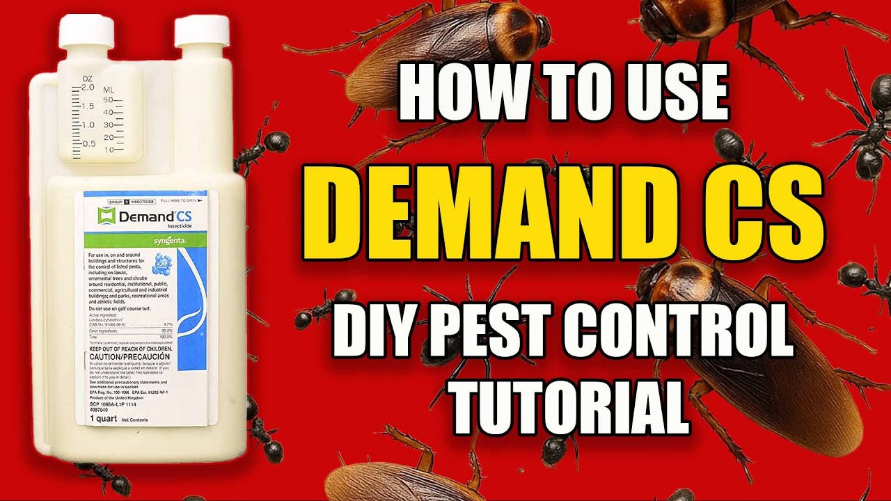 HowToPest's tweet card. How To Use Demand CS Insecticide | Syngenta DIY Pest Control Tutorial...