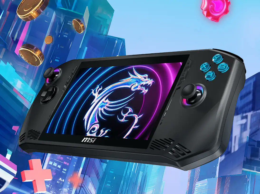 TechFuture_pl's tweet card. MSI Claw otrzymuje Xbox Full Screen Experience – nowy tryb zużywa 5% mniej RAM i poprawia wydajność w grach. Sprawdź, jak go aktywować.