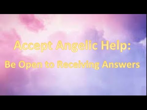 1njs's tweet card. Accept Angelic Help: Be Open to Receiving Answers