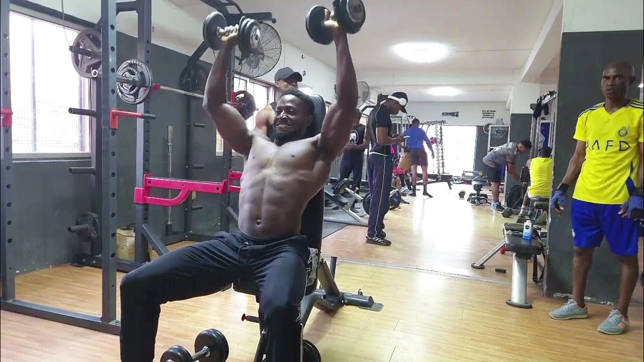 Classicalcap14's tweet card. Old School Shoulder Workout