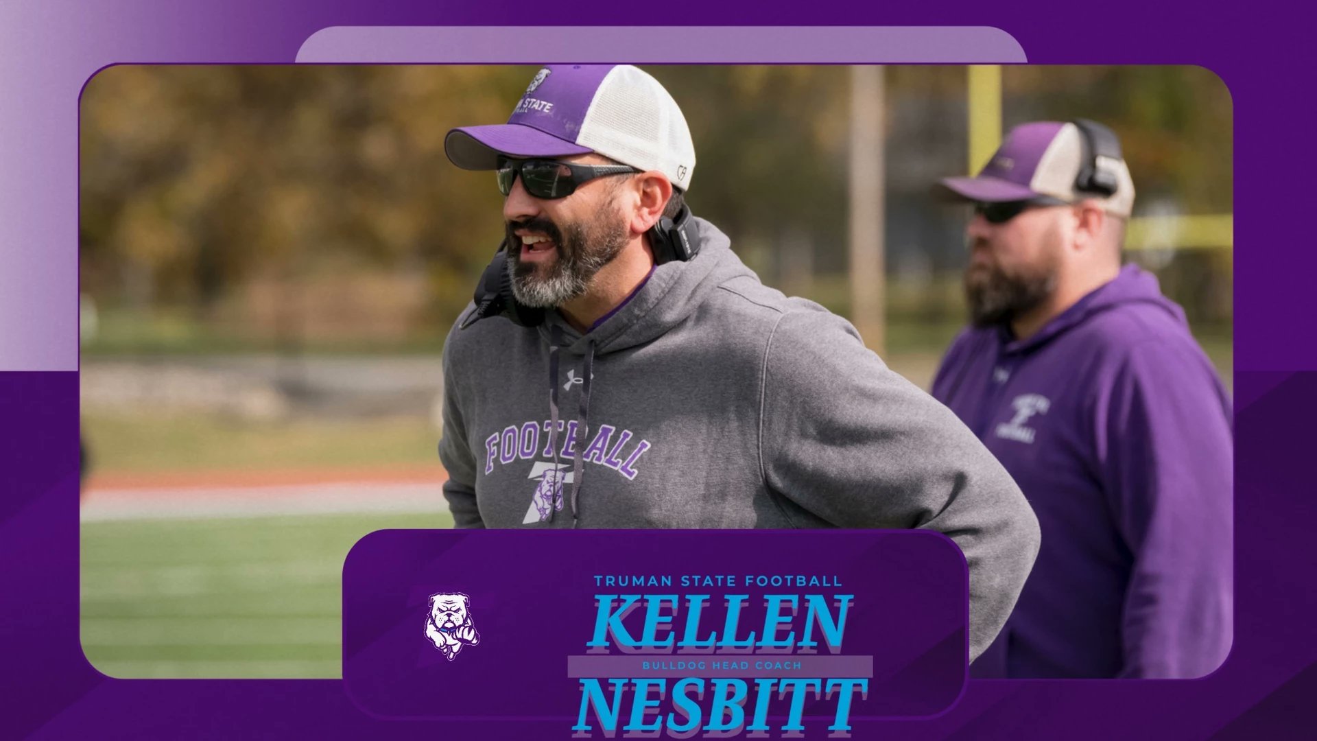 NemoPressbox's tweet card. Truman's Kellen Nesbitt is Named GLVC Coach of the Year - NEMO Pressbox