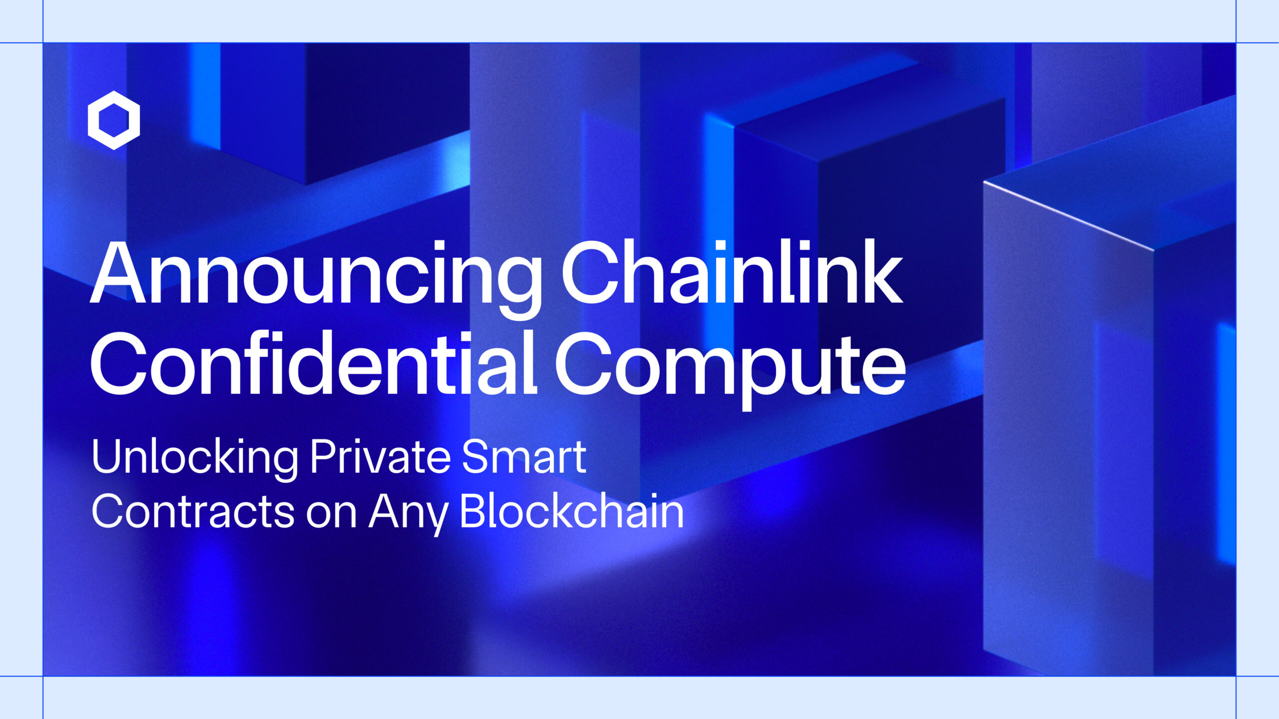 chainlink's tweet card. Chainlink Confidential Compute is a breakthrough service that unlocks private smart contracts on any blockchain.