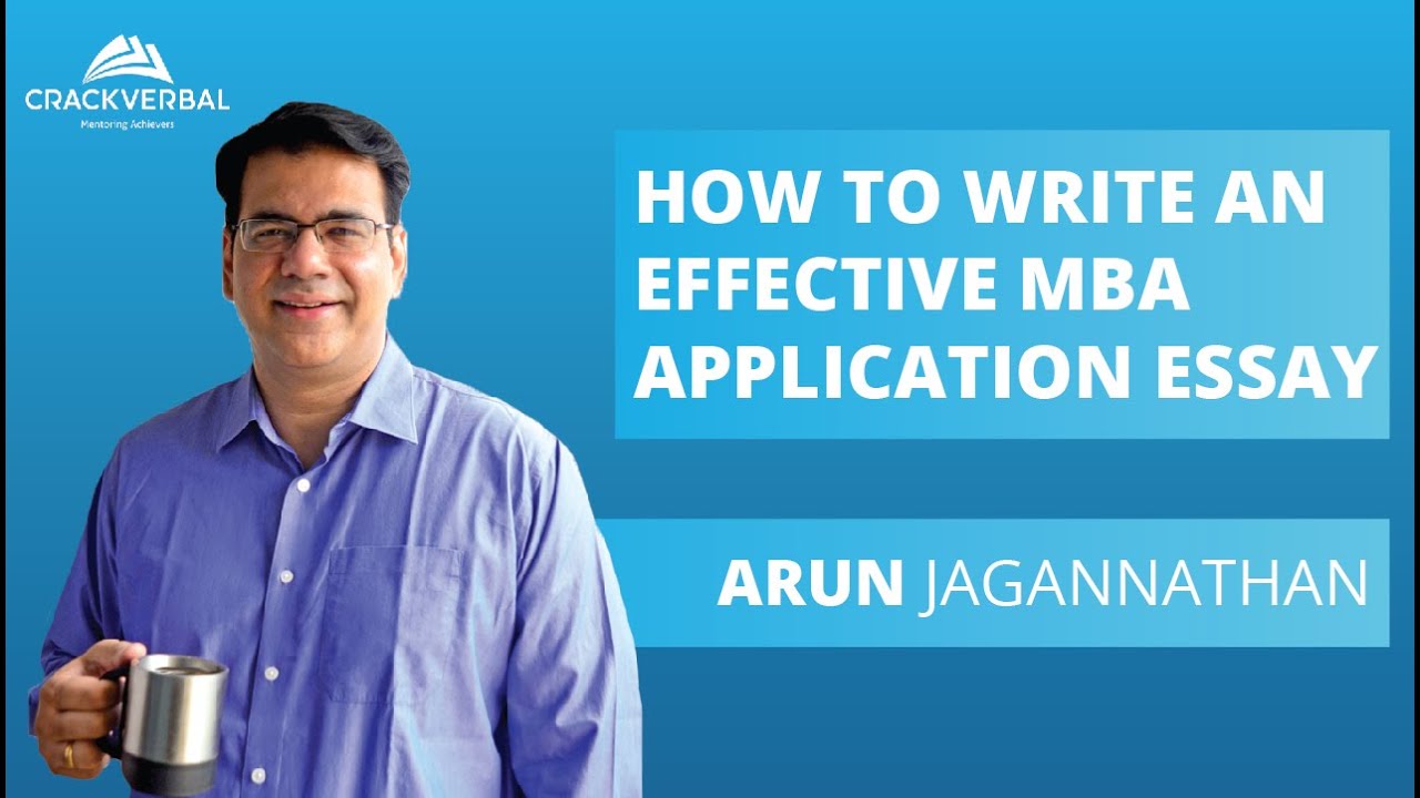 AskCrackVerbal's tweet card. How To Write An Effective MBA Application Essay