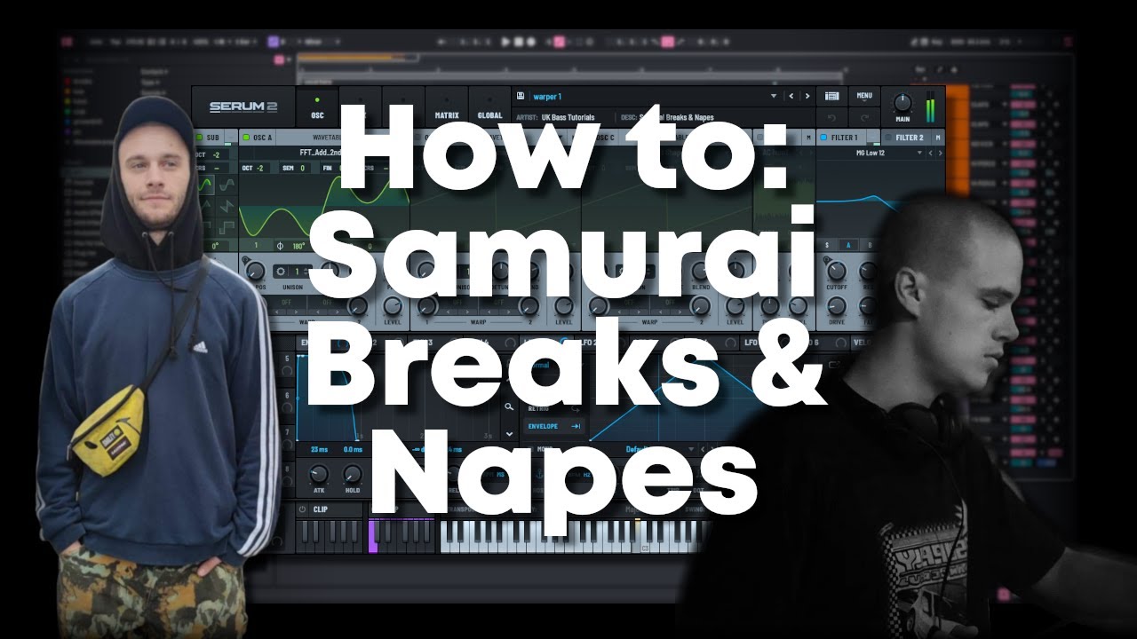 UKBassTutorials's tweet card. How to make Breaks like Samurai Breaks & Napes | Ableton Live