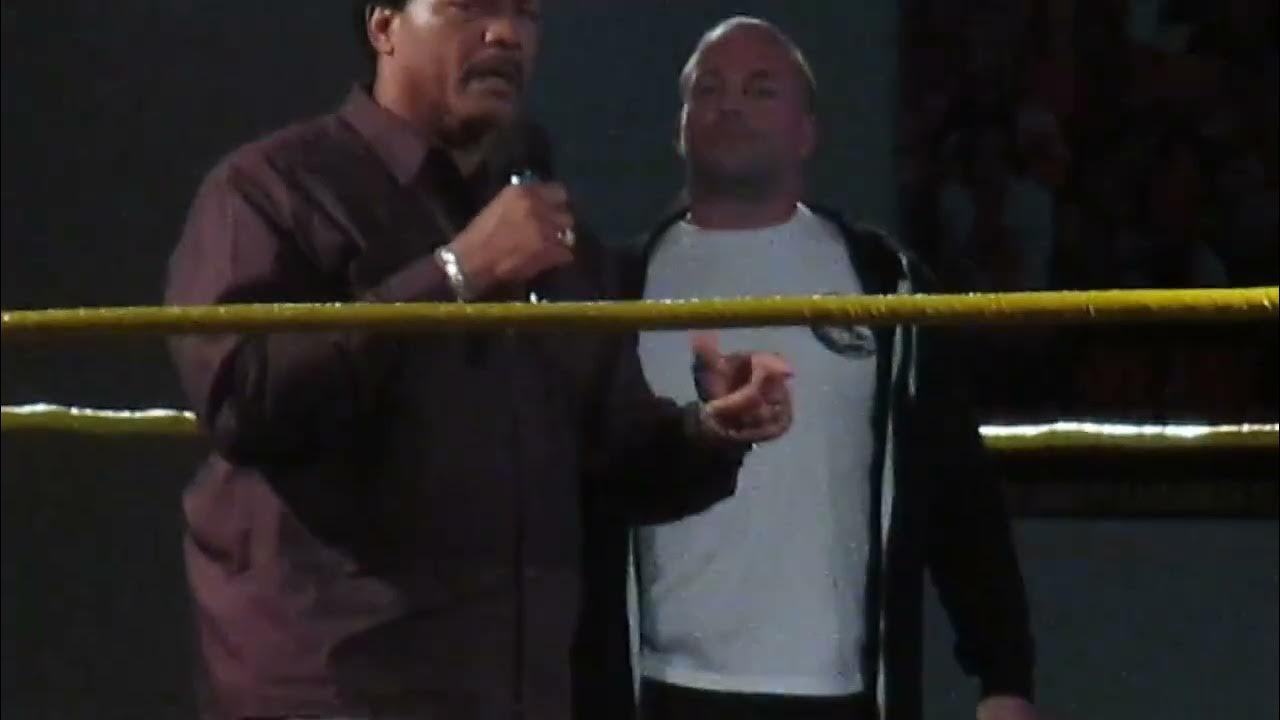 KevinGrace10's tweet card. Ron Simmons & Rob Van Dam at MCW (Nov 2014)