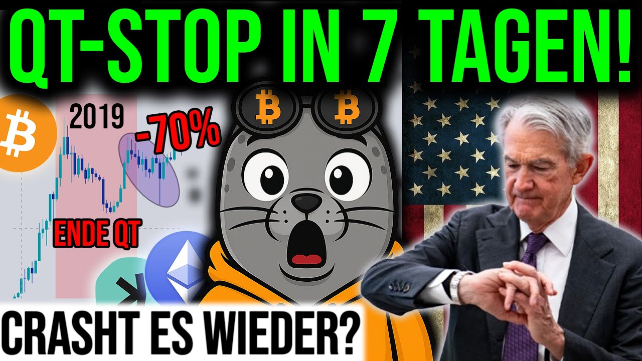 KryptoRobbe's tweet card. Krypto: QT endet in 7 Tagen. DAS musst du davor wissen!