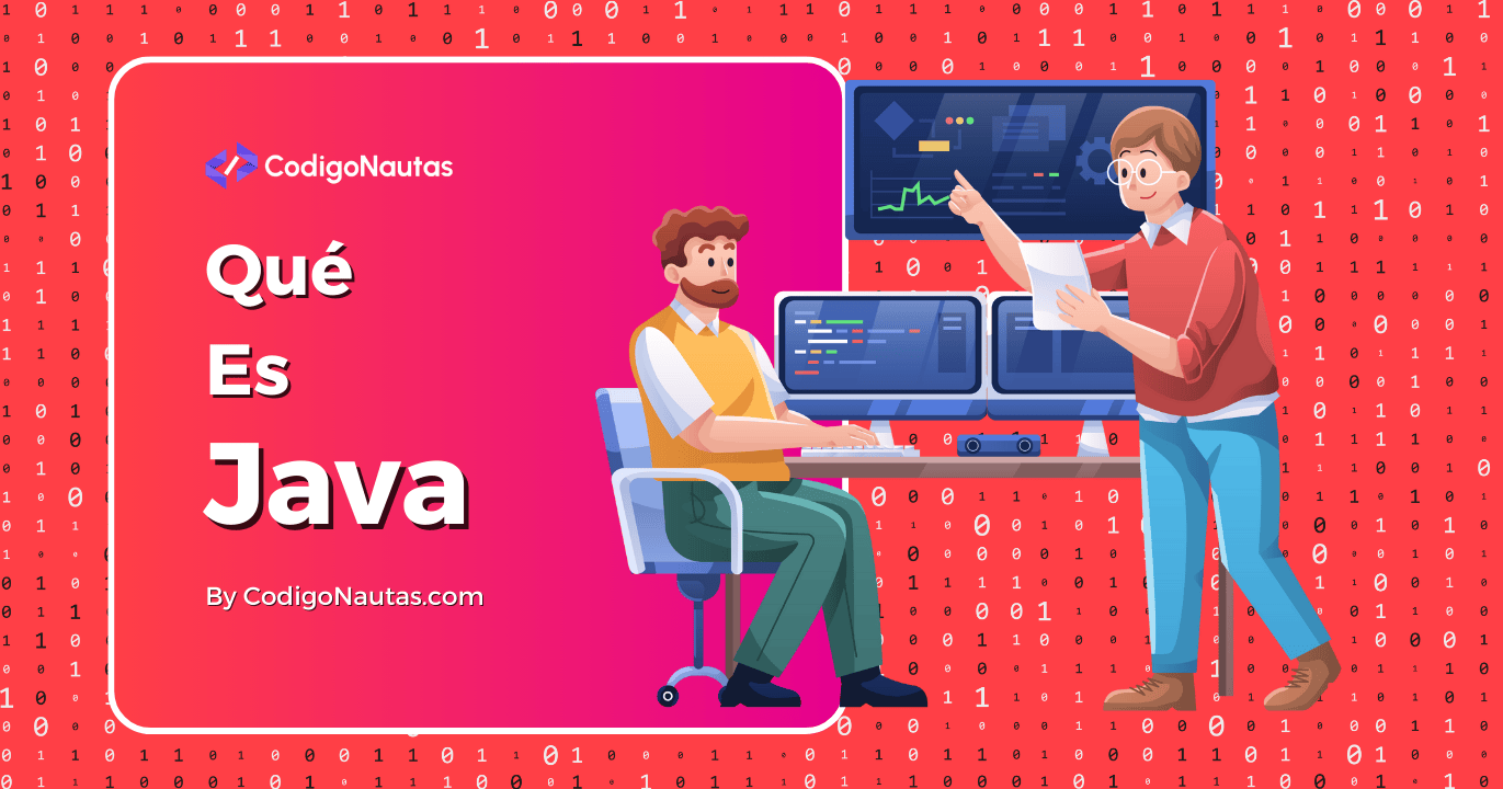 CodigoNautas's tweet card. Descubre qué es Java, un lenguaje de programación orientado a objetos, que se utiliza ampliamente en el desarrollo de software, apps móviles y más.