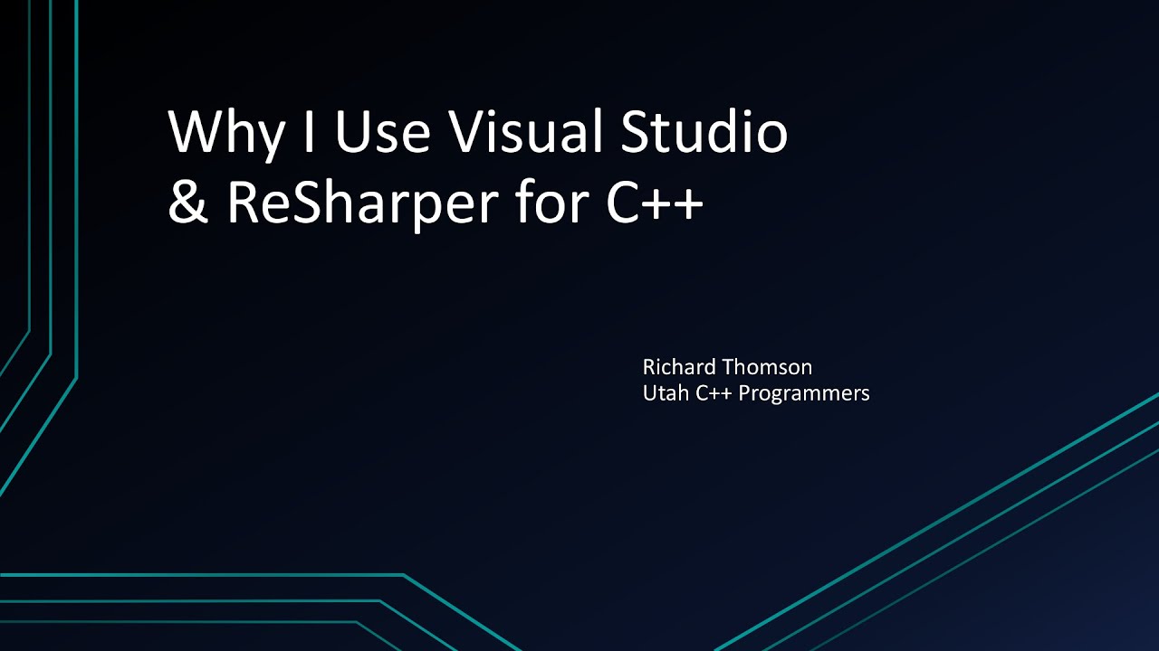 resharper_cpp's tweet card. Why I Use Visual Studio & ReSharper for C++