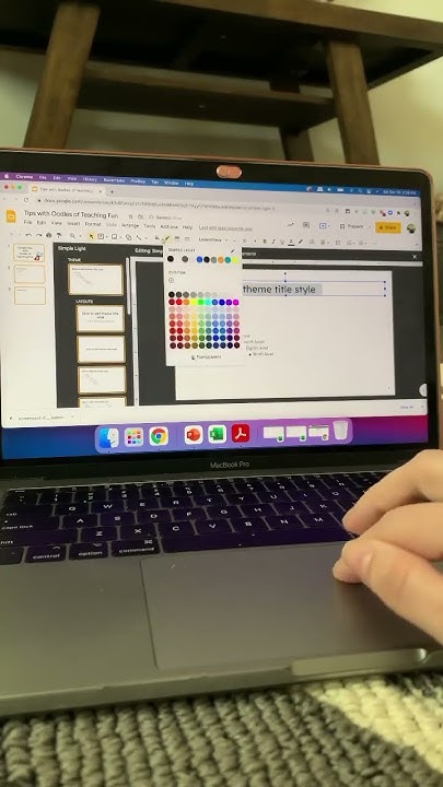oodlesofteach's tweet card. 💻Save Time in Google Slides with this Editing Tip! ⌨️
