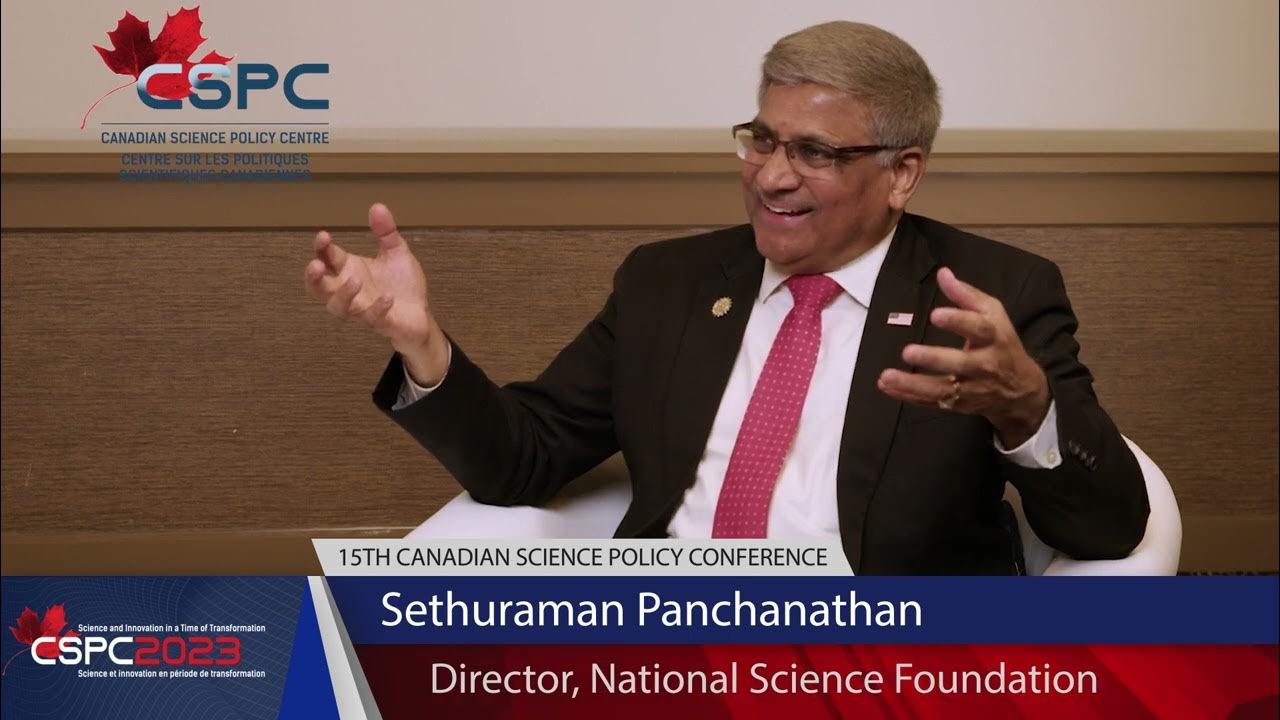 sciencepolicy's tweet card. CSPC 2023 - Interview with Dr. Sethuraman Panchanathan