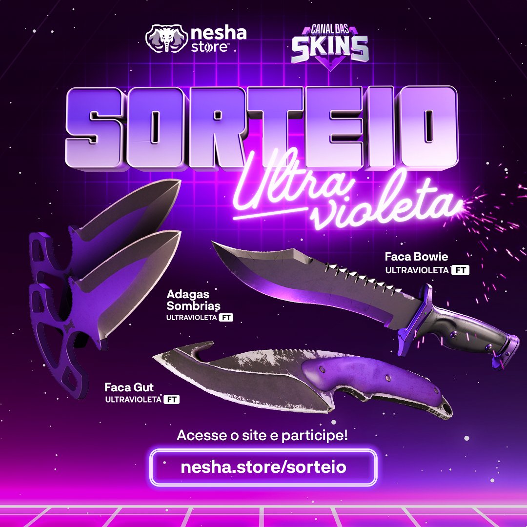 GuiiLib's tweet card. Canal das Skins