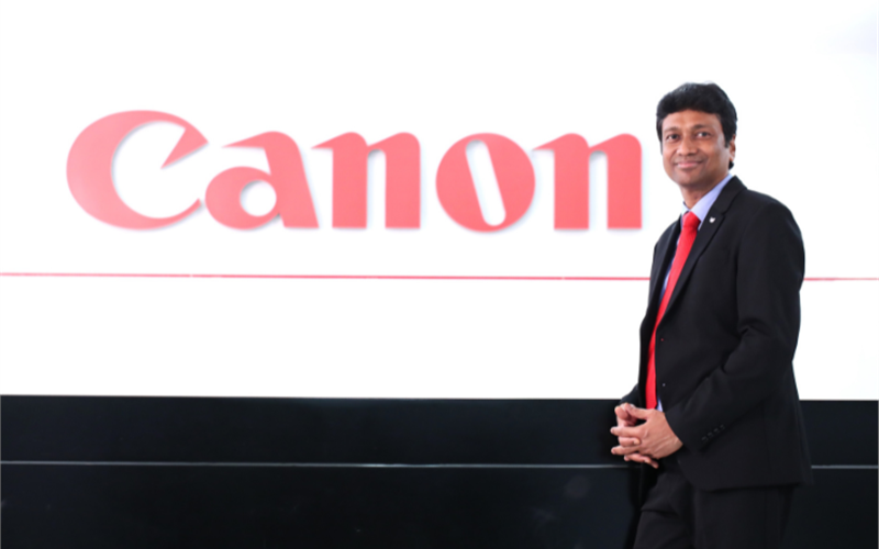 Canon_India's tweet card. Canon champions innovation and sustainability at the PrintWeek Awards 2025