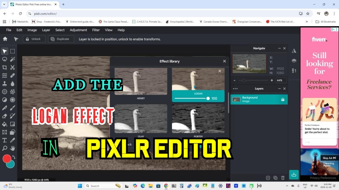 brantamediacom's tweet card. This is a video demonstration on adding the Logan effect to an image in Pixlr Editor. This is the free online desktop version of Pixlr Editor. The software videos seen on Rumble channel DemoDeck are n