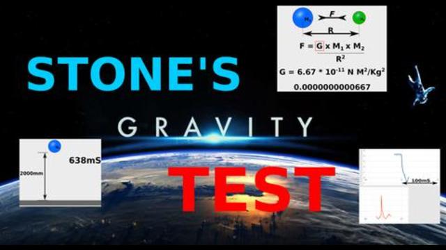 space_audits's tweet card. Stone's Gravity Test - Come one, come all - MORE DATA NEEDED.