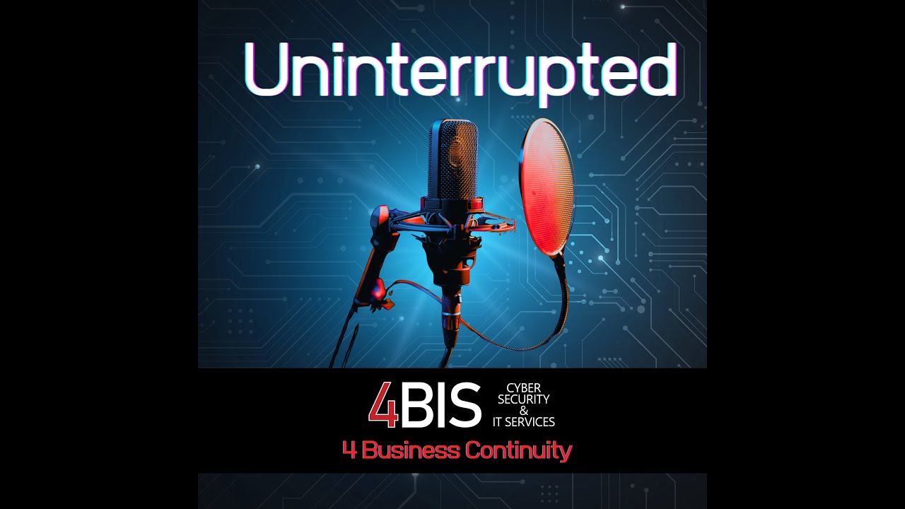 4BISCOM's tweet card. 4BIS Uninterrupted: Welcome to the Cybersecurity & IT Podcast