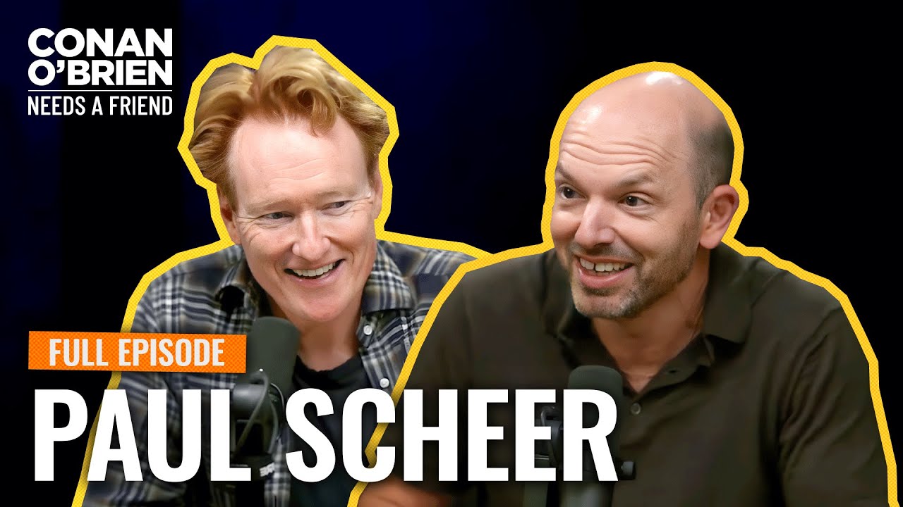 PodRecapX's tweet card. In this episode of "Conan O’Brien Needs A Friend," actor and comedian Paul Scheer shares his optimism about being Conan's friend, humorously suggesting that it may be for tax purposes. The conversa...