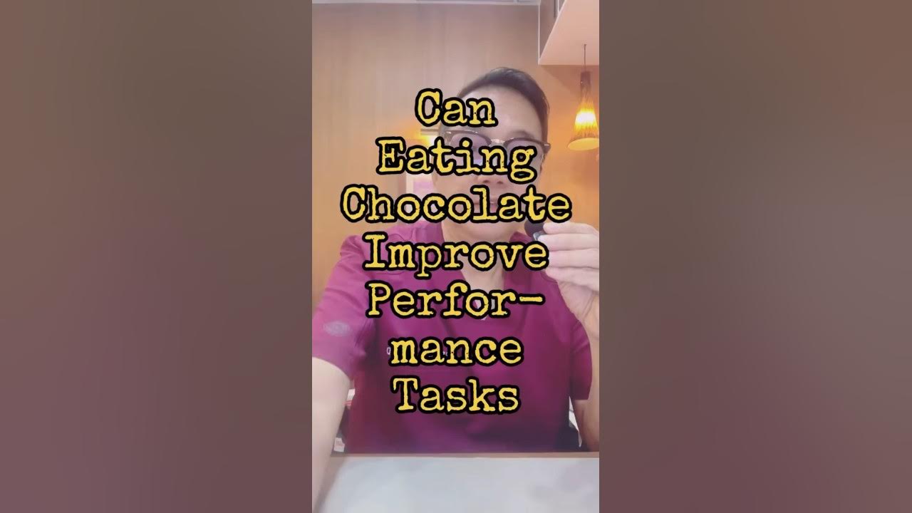docgerrytan's tweet card. Can Eating Dark Chocolate Improve Performance Tasks #darkchocolate...