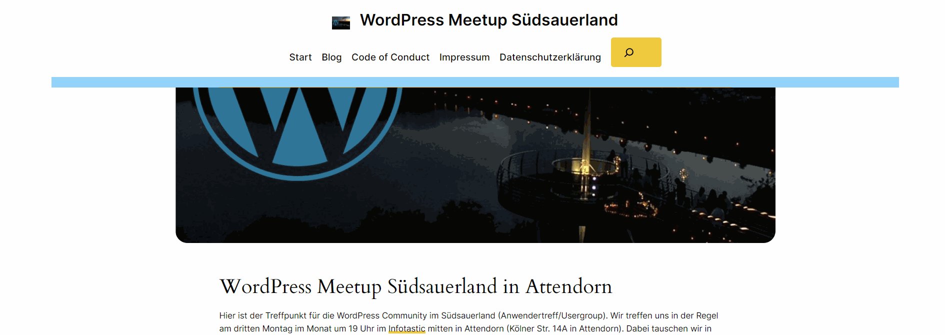 webdcouk's tweet card. Bei klassischen Themes kann man einen Shrinked Header eirichten. Jetzt besteht diese Option auch bei Block Themes wie Twenty Twenty-Four.