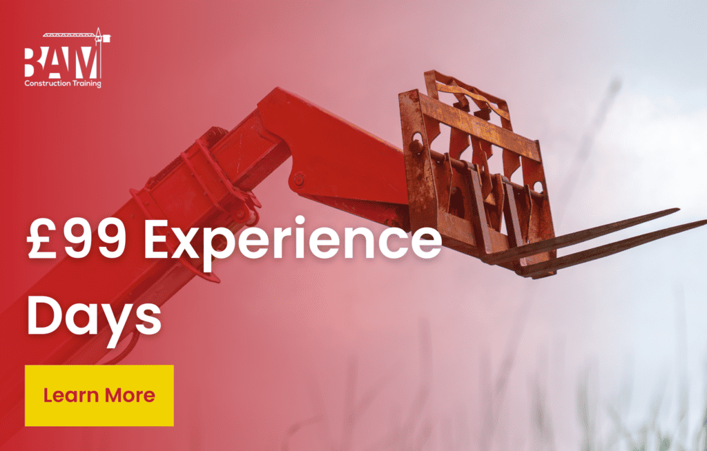 TrainingBAM's tweet card. A chance to experience something completely new from crane driving experience to dumper truck experiences. Book today with BAM Construction Training.