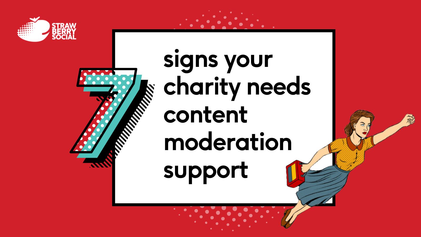 StrawberrySoc's tweet card. Struggling to deal with trolls, spam or negative comments? Here are 7 signs your charity needs content moderation support >