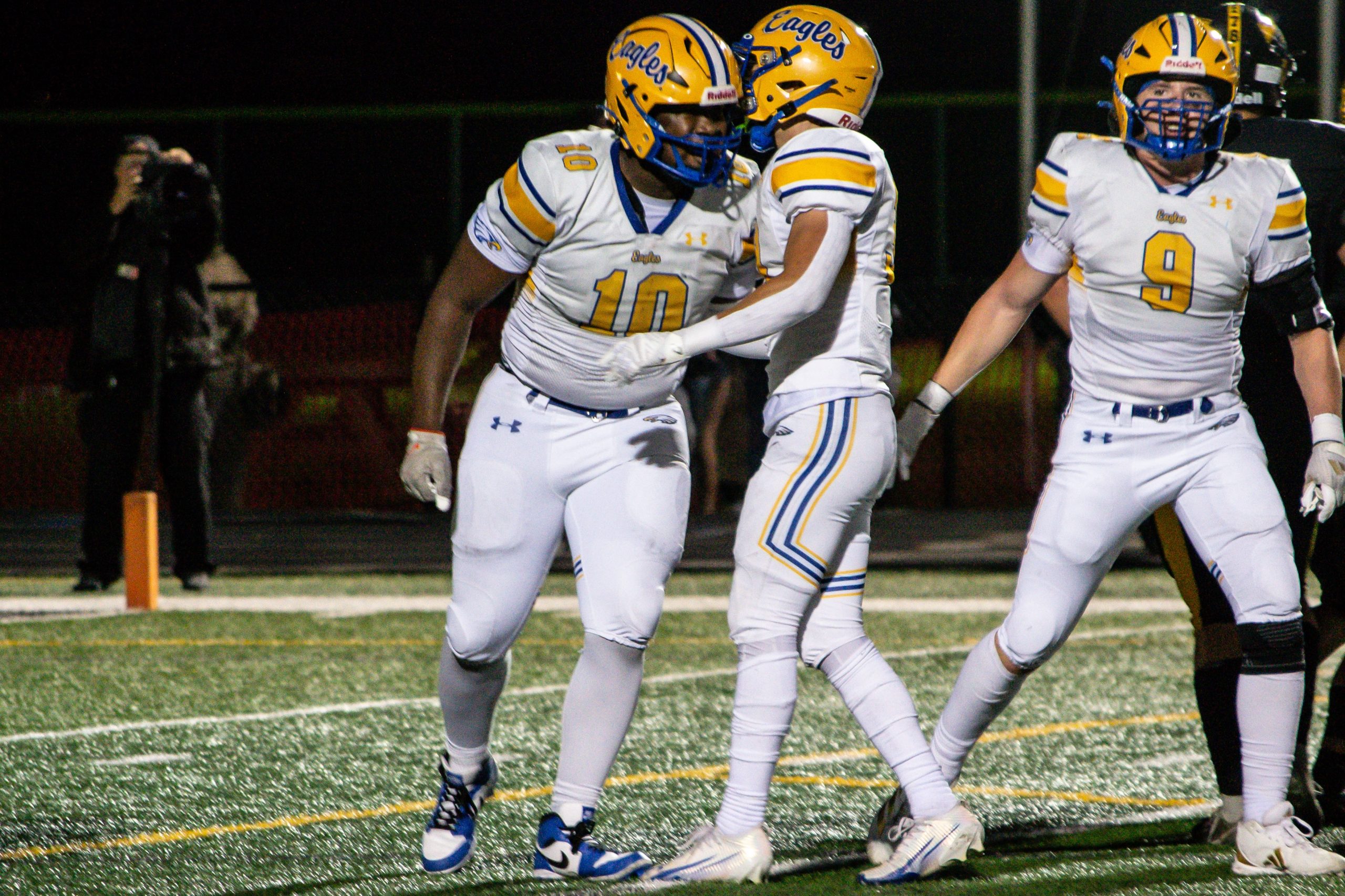 mikeclarkpreps's tweet card. Drew Drzonek's 39-yard field goal with nine seconds left gave Sandburg a rare 5-3 win over Naperville Central.