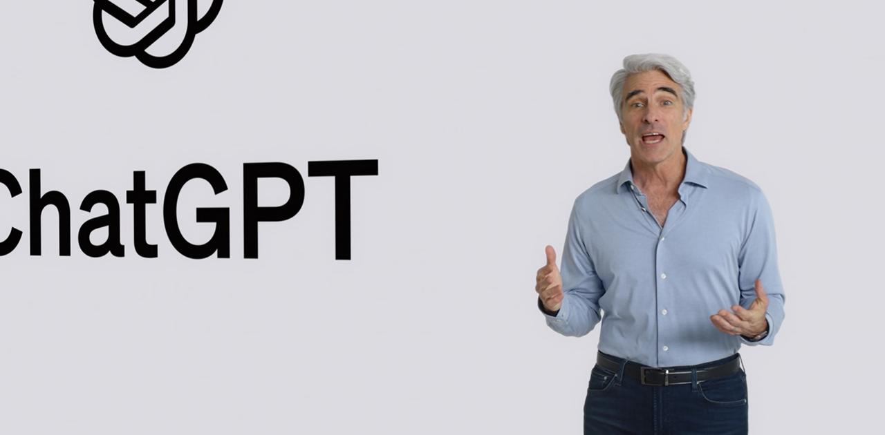 pclab's tweet card. フェデリギさん熱弁。予想されていたとおり、Apple（アップル）がOpenAIと業務提携を結んだことが年に一度のデベロッパー向けカンファレンス｢WWDC24｣で正式に発表されました。iPhoneとMacのSiri、そして文章作成アプリ（Pagesなど）に導入されるそうです。オンデバイスで稼働するApple社独自の｢Apple Intelligence｣と併用できるようで、オンデバイスで対応しきれ