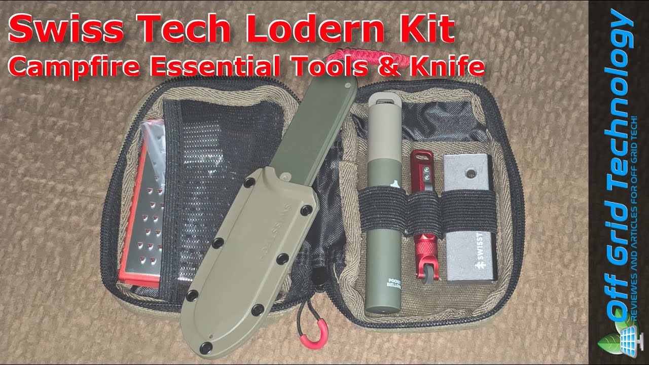 OffgridTechTX's tweet card. Swiss Tech Lodern Campfire Essentials Kit Review | Offgrid Technology