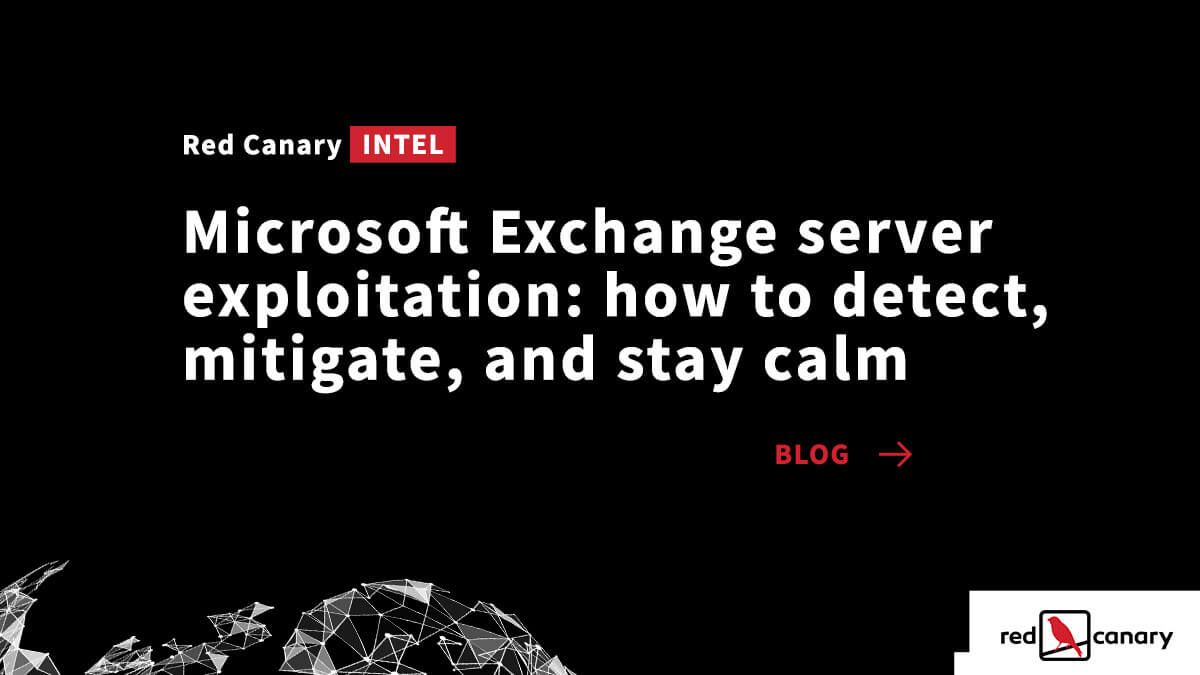 redcanary's tweet card. "Sapphire Pigeon" is one of multiple activity clusters that Red Canary has seen dropping web shells on vulnerable Microsoft Exchange servers.