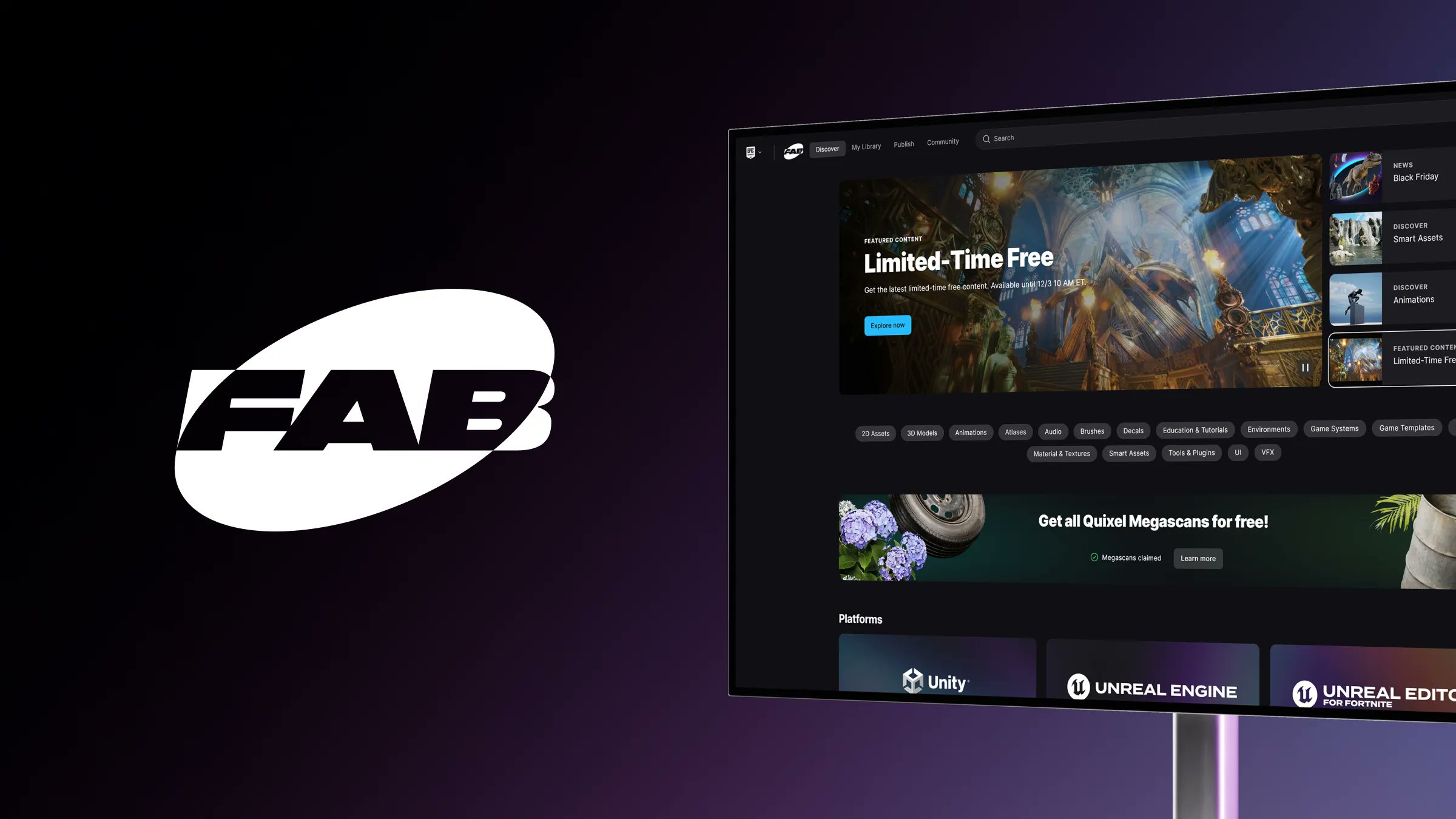 fab's tweet card. Fab is a digital marketplace that offers creators a single destination to discover, share, buy and sell high quality, real-time-ready game assets, environments, VFX, audio, animations, characters,...