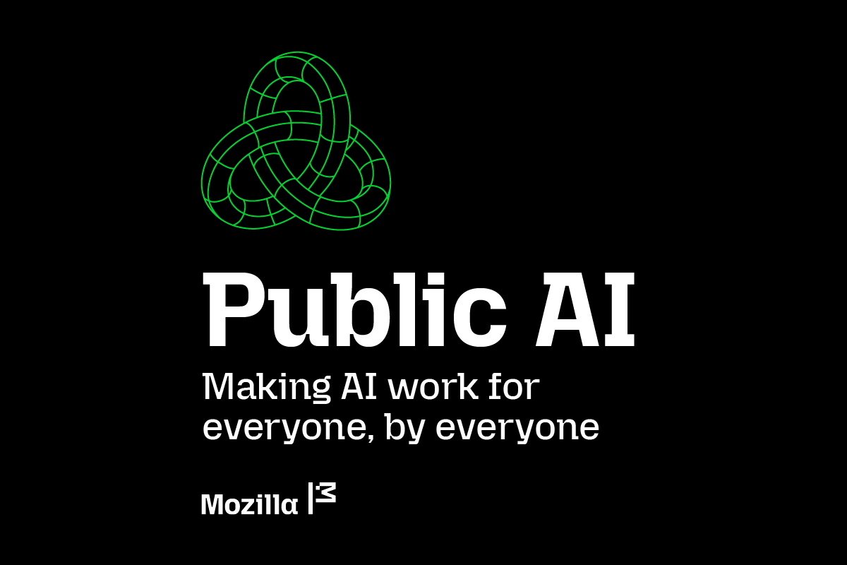 mozilla's tweet card. Mozilla is releasing a vision for Public AI, a robust ecosystem of initiatives that promote public goods, public orientation and public use throughout ever