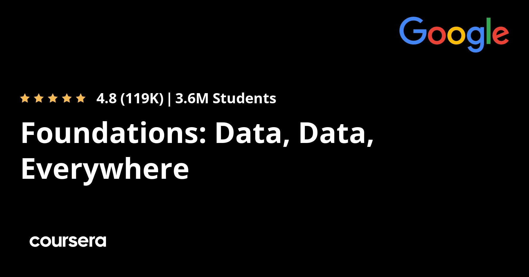 ds_nana_'s tweet card. Offered by Google. This is the first course in the ... Enroll for free.