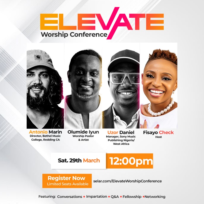 FisayoCheck's tweet card. Step into Greater! Worship is more than music - it's a calling, a responsibility and a powerful tool for transformation. This conference is designed to equip, empower, and elevate worship leaders,...