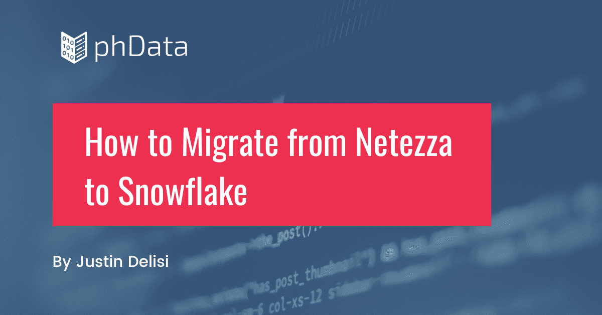phdatainc's tweet card. Journey with phData as we take you through the steps of completing a successful migration from Netezza to Snowflake with this helpful blog.