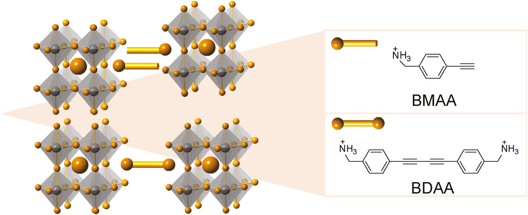 angew_chem's tweet card. We demonstrate the capacity to access Ruddlesden-Popper and Dion-Jacobson 2D perovskites incorporating aryl-acetylene-based organic spacer cations. We assess their unique opto(electro)ionic charact...