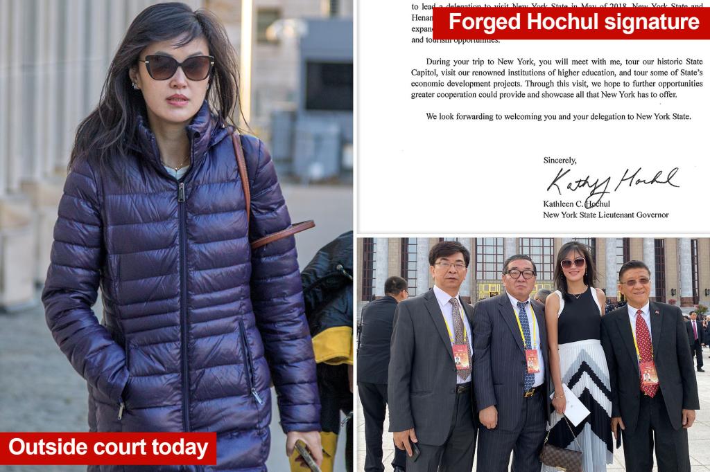 aspfrt's tweet card. Alleged Chinese mole Linda Sun brazenly forged then-Lt. Gov. Kathy Hochul's signature in glowing missives sent to dignitaries from the Henan province, according to the feds and documents presented...