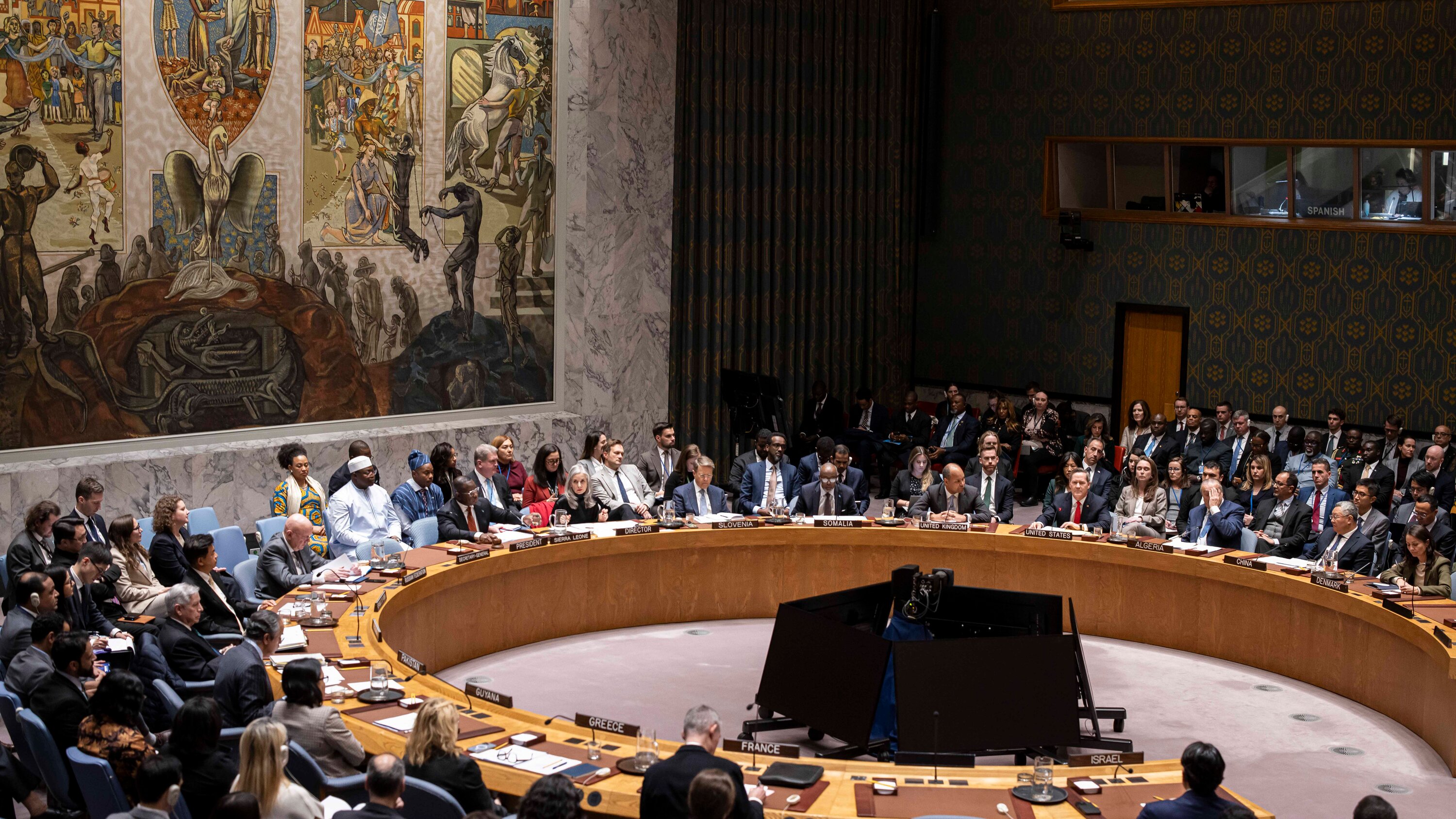 RepAndyBarr's tweet card. Russia and China abstained in the vote, which provides a legal mandate for the Trump administration’s vision of how to move past the cease-fire to rebuild the war-ravaged enclave after two years of...